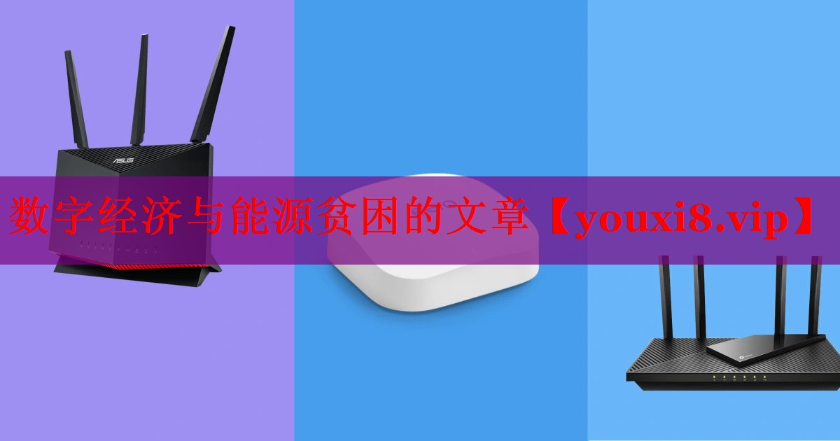 數(shù)字經(jīng)濟與能源貧困的文章