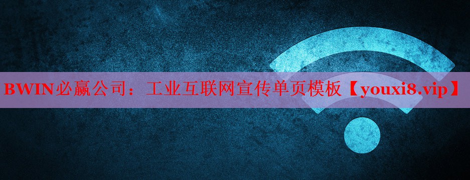 BWIN必贏公司：工業(yè)互聯(lián)網(wǎng)宣傳單頁模板