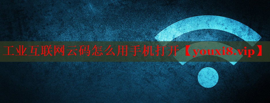 工業(yè)互聯(lián)網(wǎng)云碼怎么用手機(jī)打開 工業(yè)互聯(lián)網(wǎng)云碼怎么用手機(jī)打開